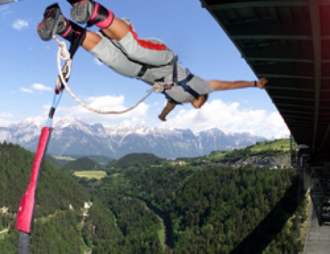 192m Europa Bridge Bungee Jump in Austria