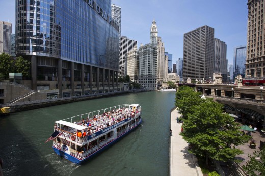 Croisière d'architecture sur la rivière Chicago depuis Michigan Ave