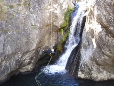 Canyoning no Rio Frades Superior