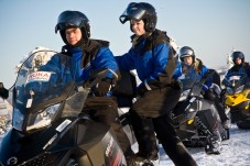Snowmobile trip to reindeer farm in Lapland, for two