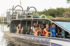 From Miami: Everglades Airboat, Wildlife Show & Bus Transfer