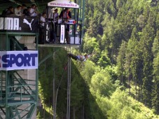 192m Europa Bridge Bungee Jump in Austria